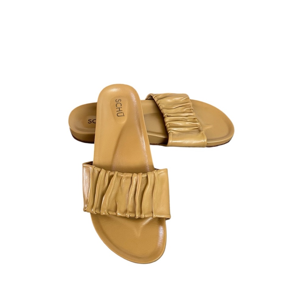 Schu Women's Tan Slides